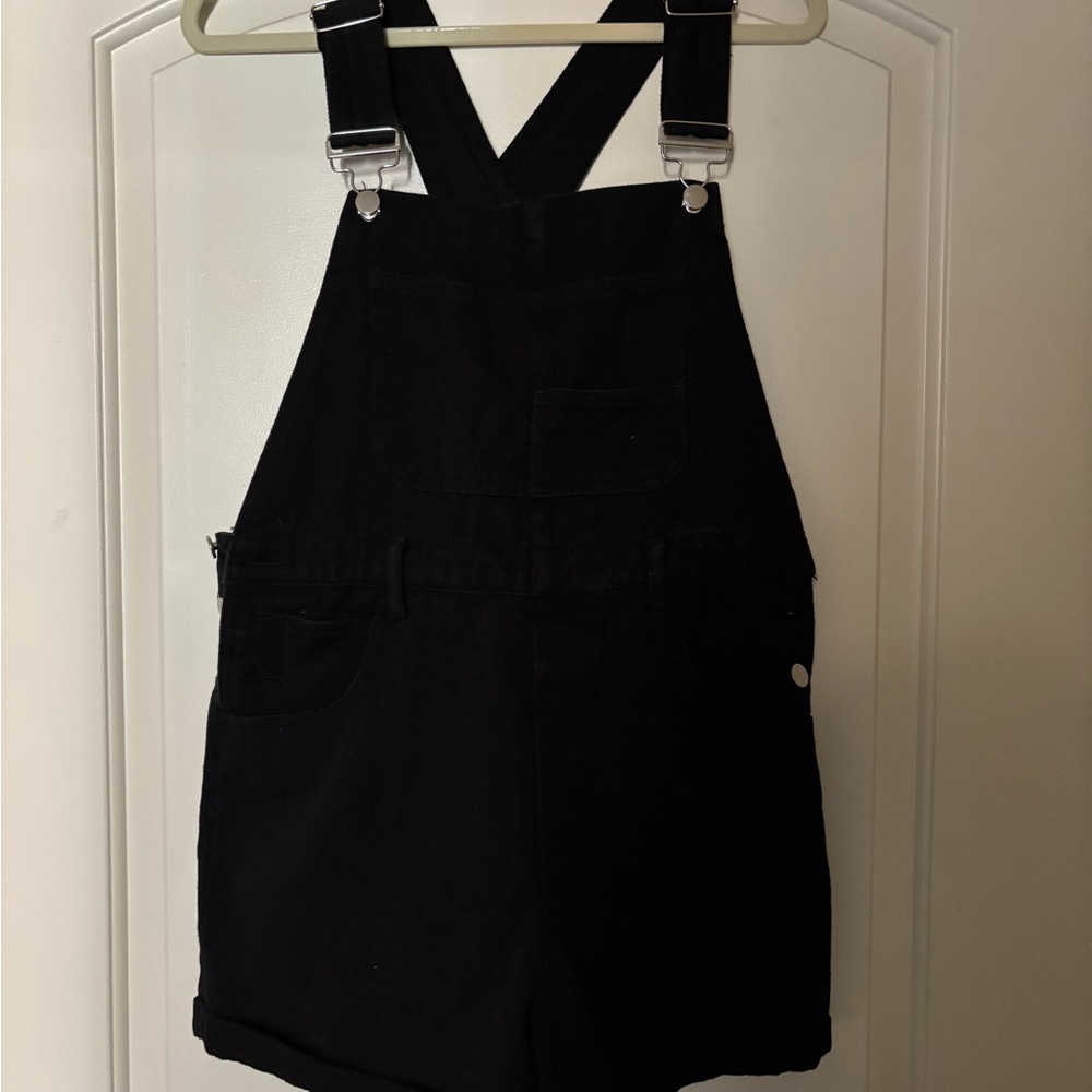 Black & Cream Overalls